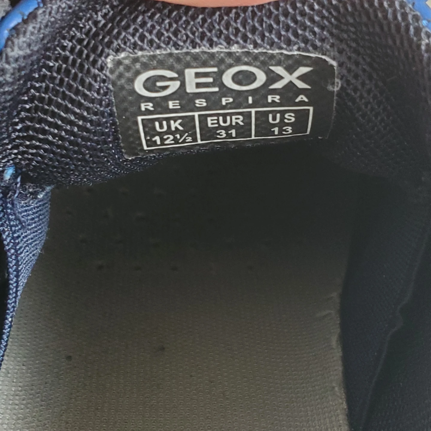 Geox Washiba Leather Sneakers, Kids, EUR 31 (US 13) - photo 4