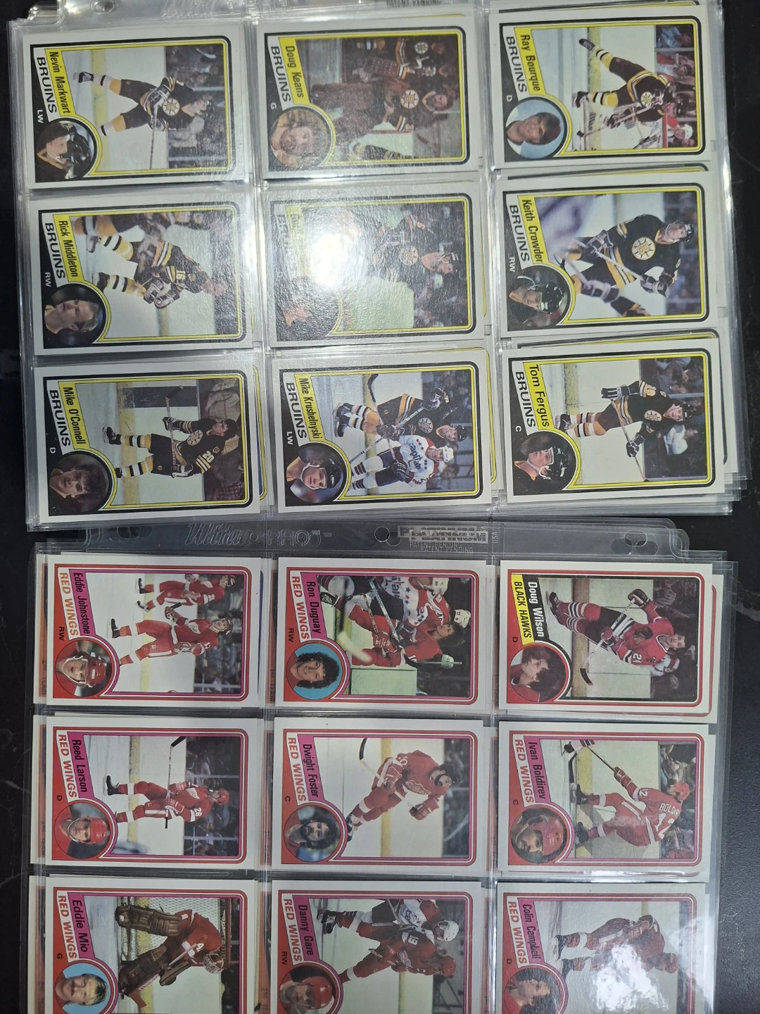 Collection of Vintage Hockey Cards