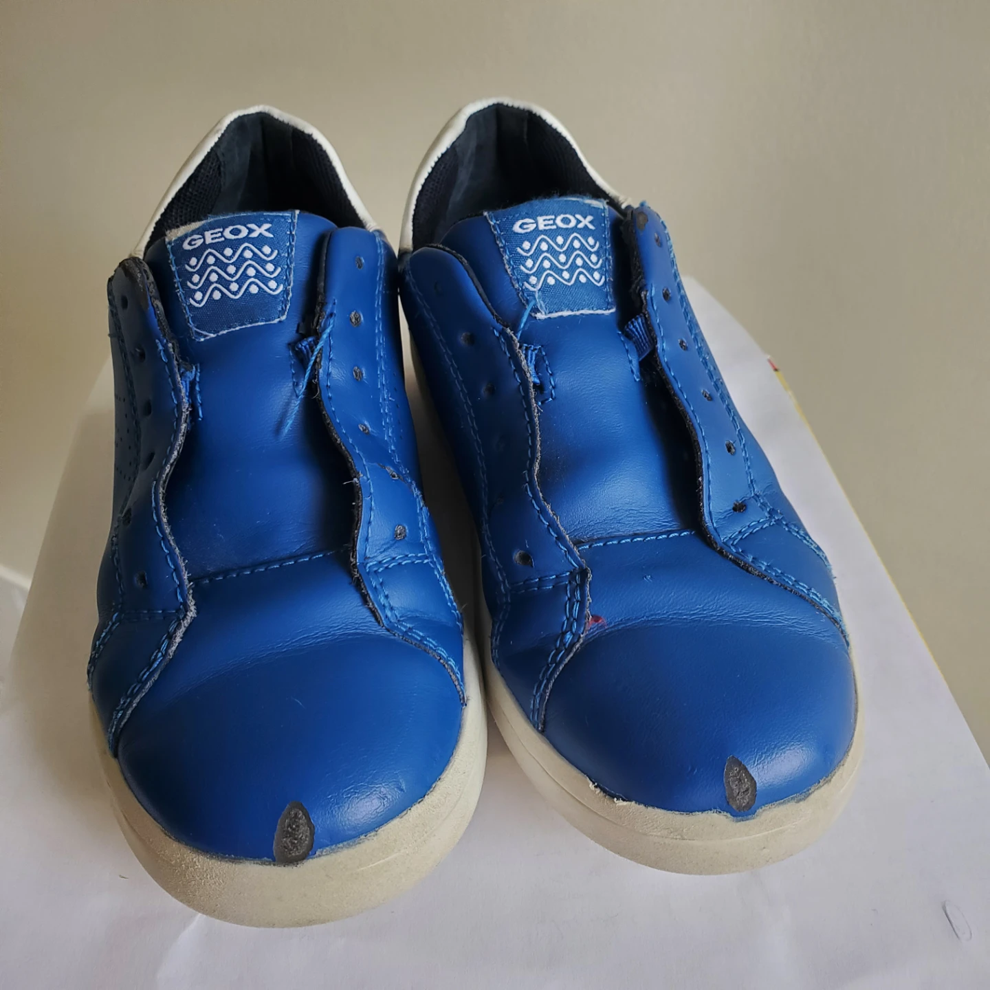 Geox Washiba Leather Sneakers, Kids, EUR 31 (US 13) - photo 2