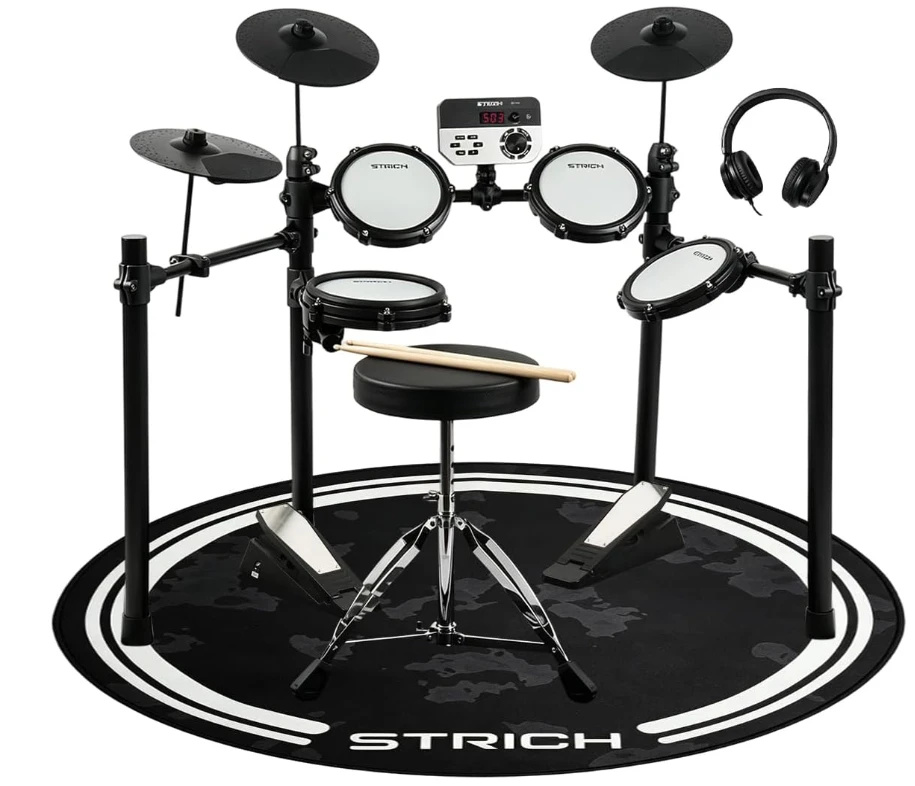 Electric Drum Set, Foldable Drum Kit SED-T02