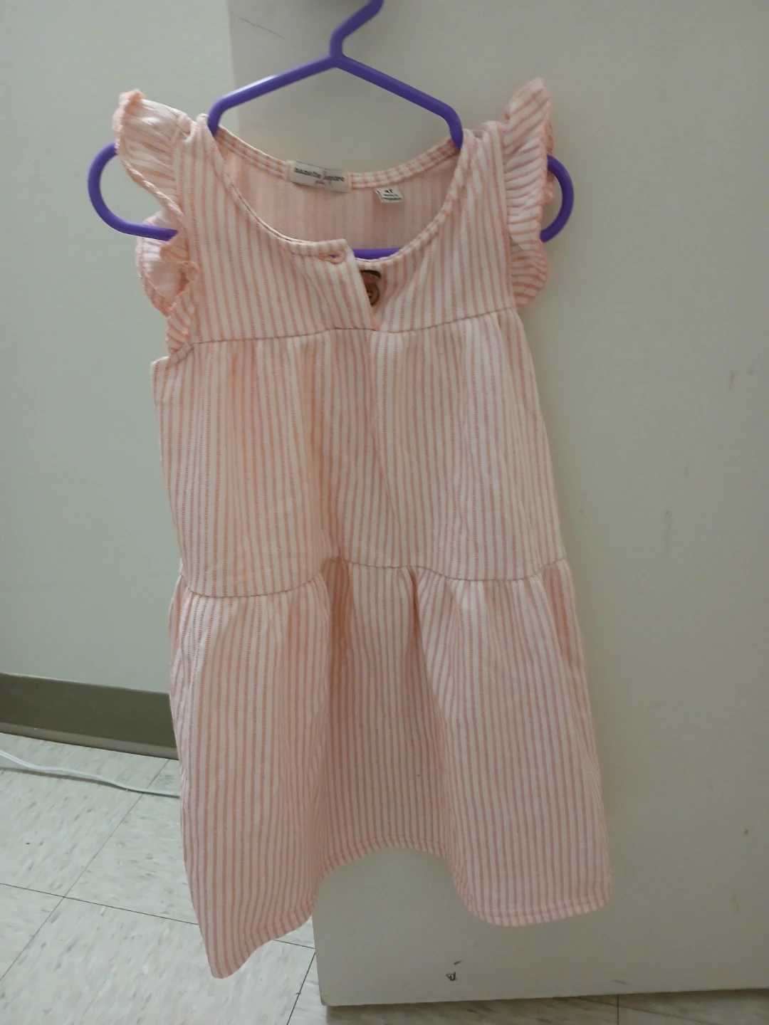 Robe d'été à volants Zara Girls corail - photo 2