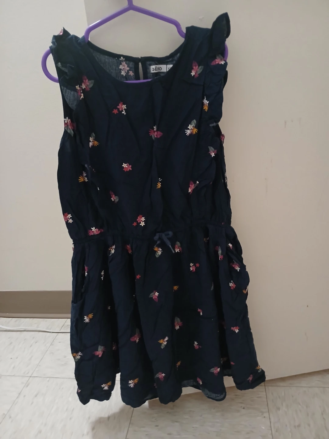 Robe d'été à volants Zara Girls corail - photo 3