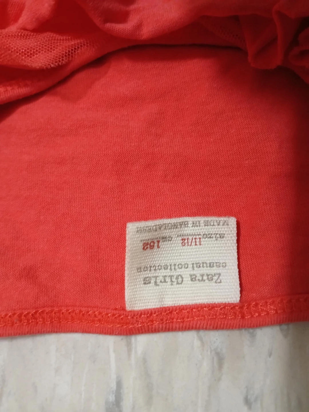 Robe d'été à volants Zara Girls corail - photo 5