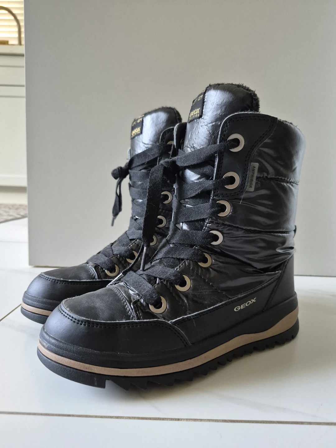 Geox Adelhide Waterproof Winter Boots Size 37 - NEW