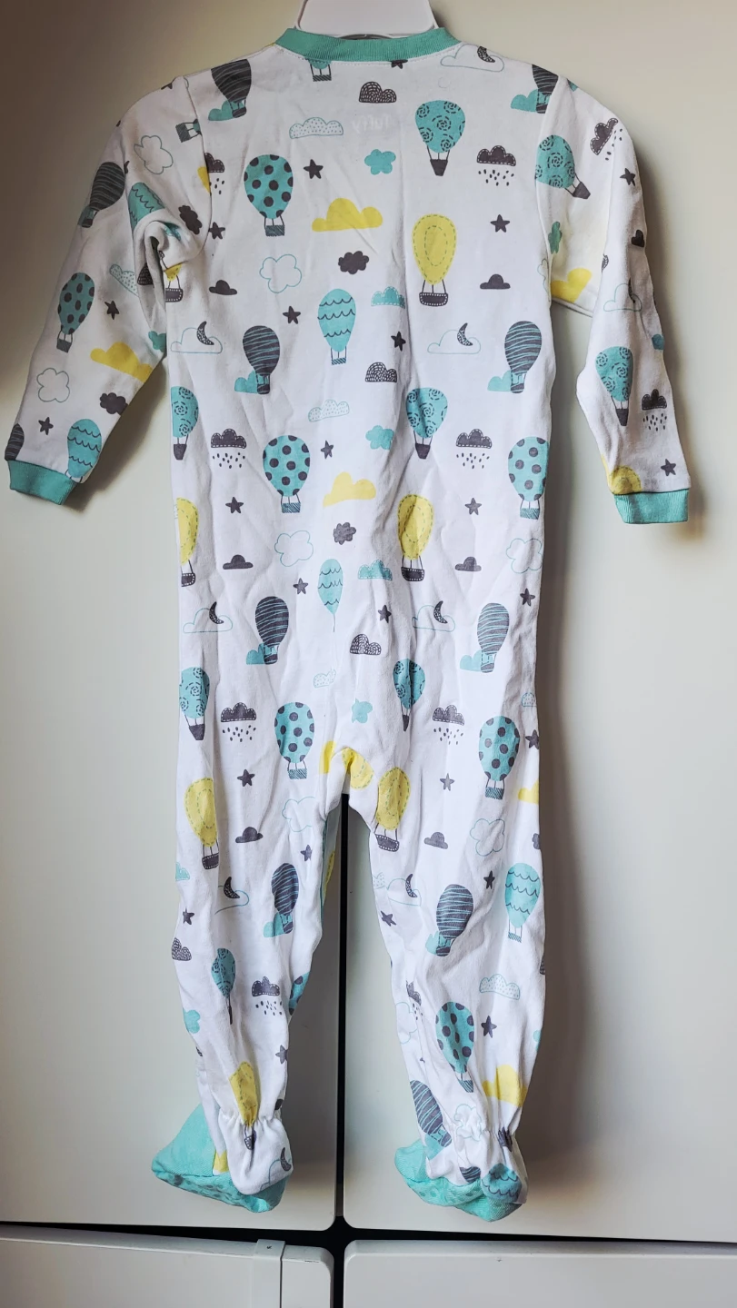 Tuffy Baby Sleepsuit 12M Hot Air Balloon Print - photo 3