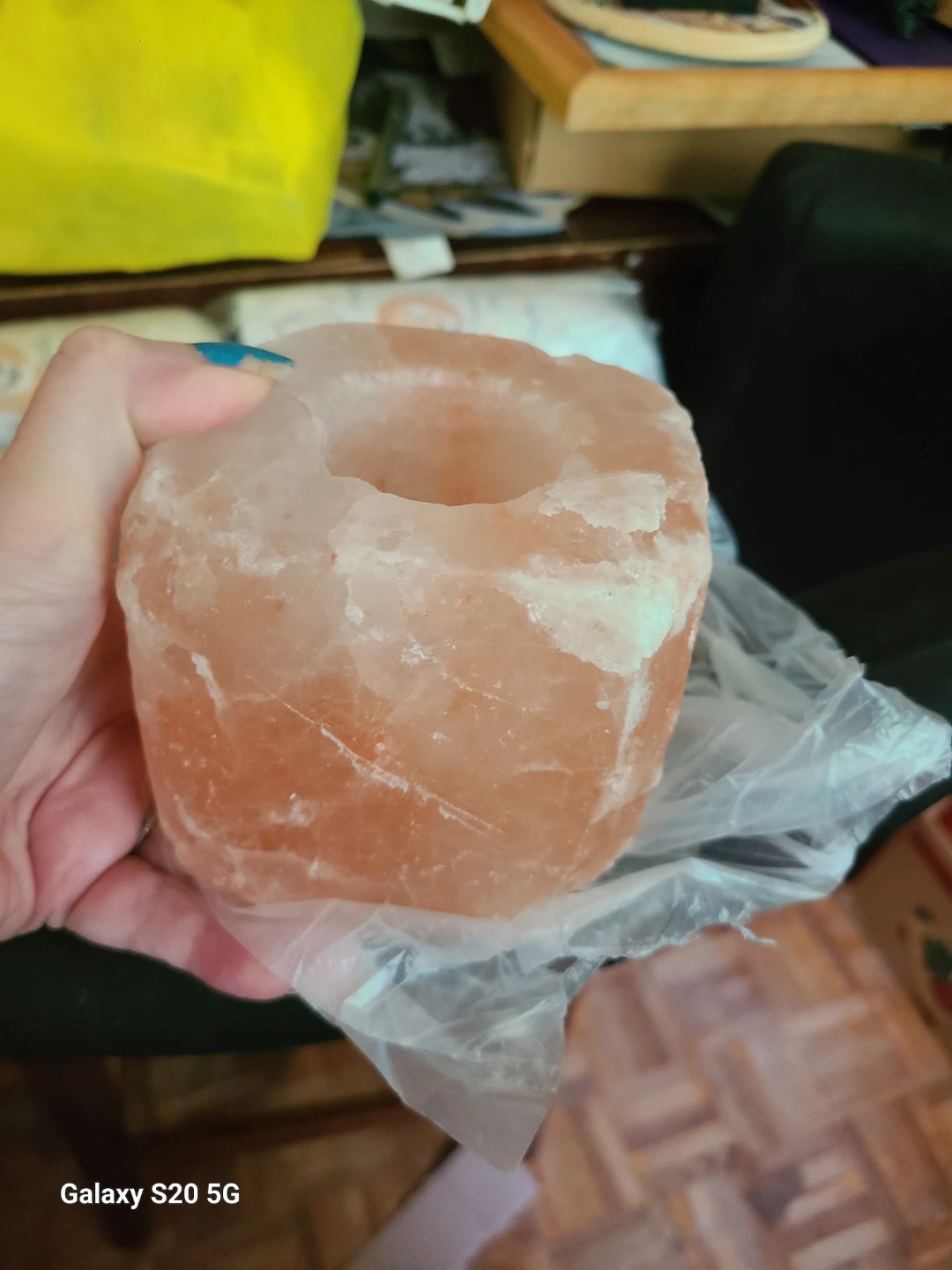 Himalayan Salt Votive Candle Holder