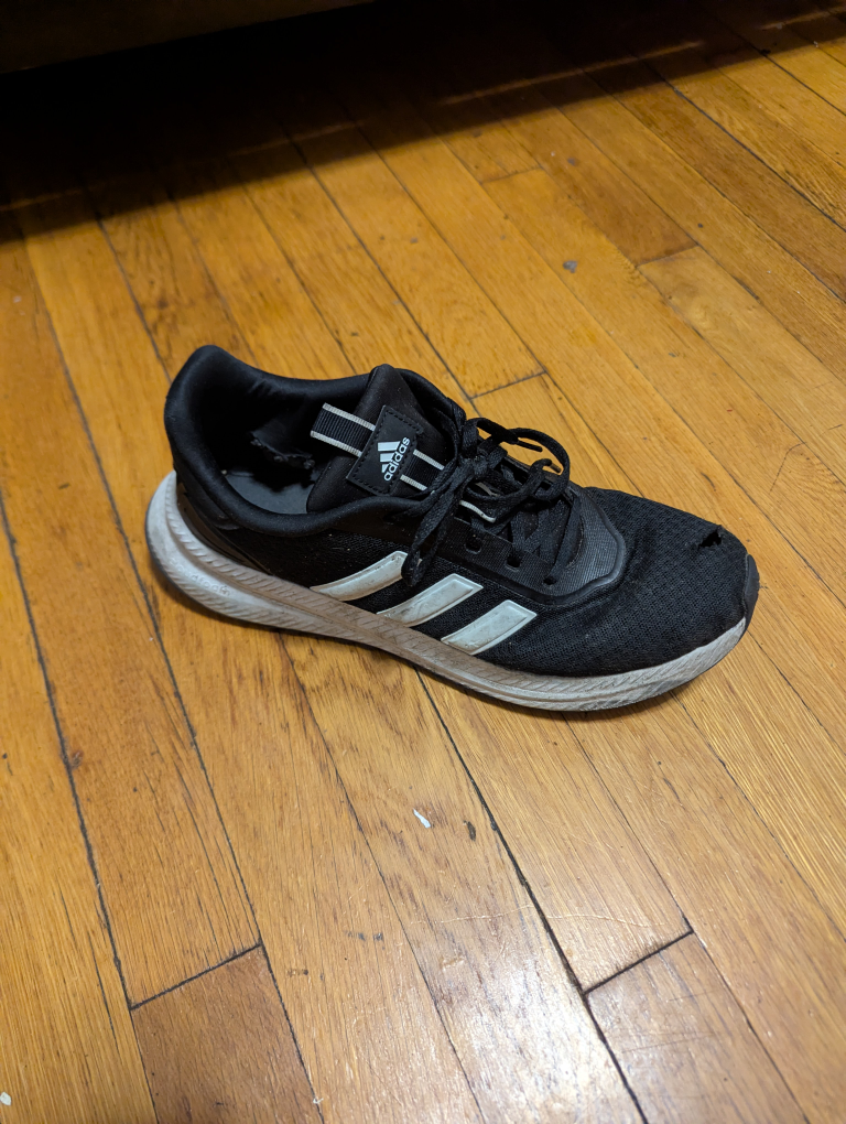 Black Adidas Running Shoes - photo 2