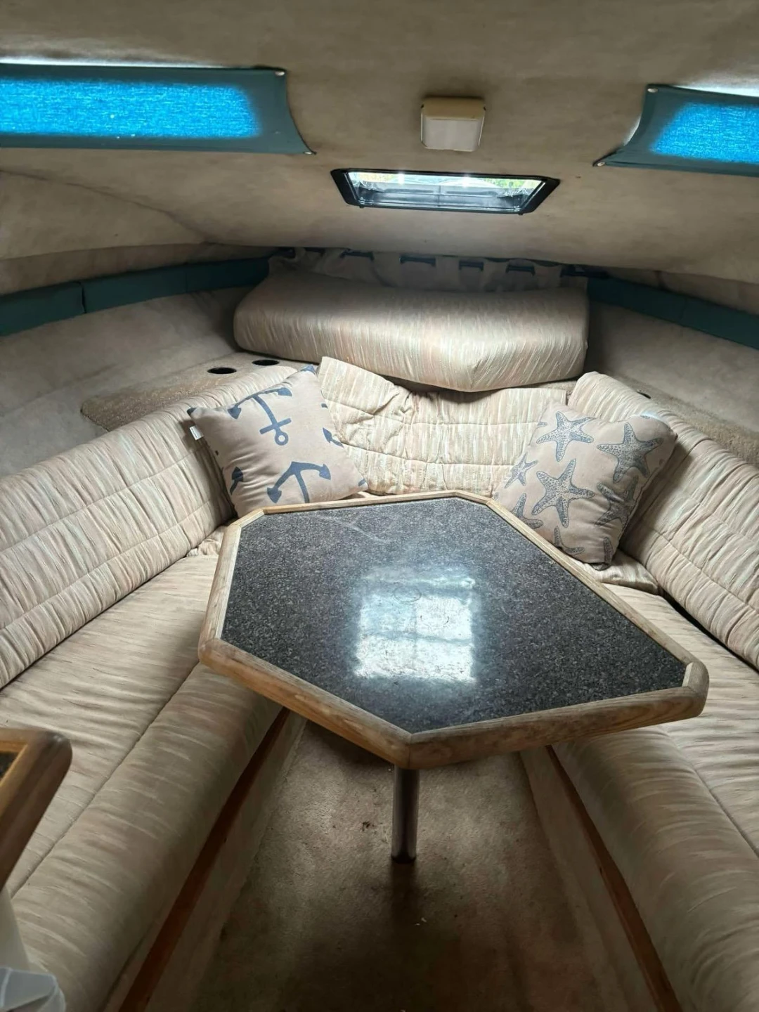 Boat Interior with Galley and Seating - photo 4