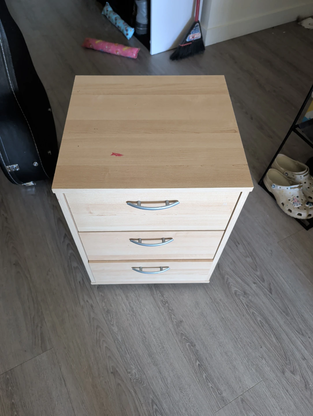 3-Drawer Small Filing Cabinet on wheels