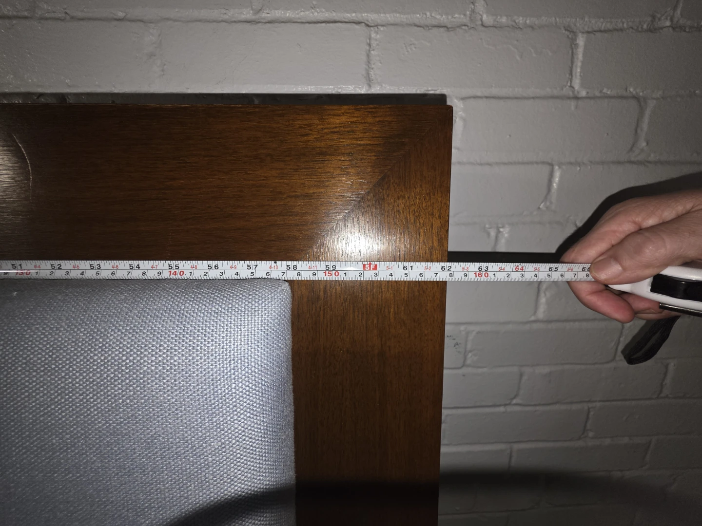 Queen Size Wood and Upholstered Headboard - photo 2