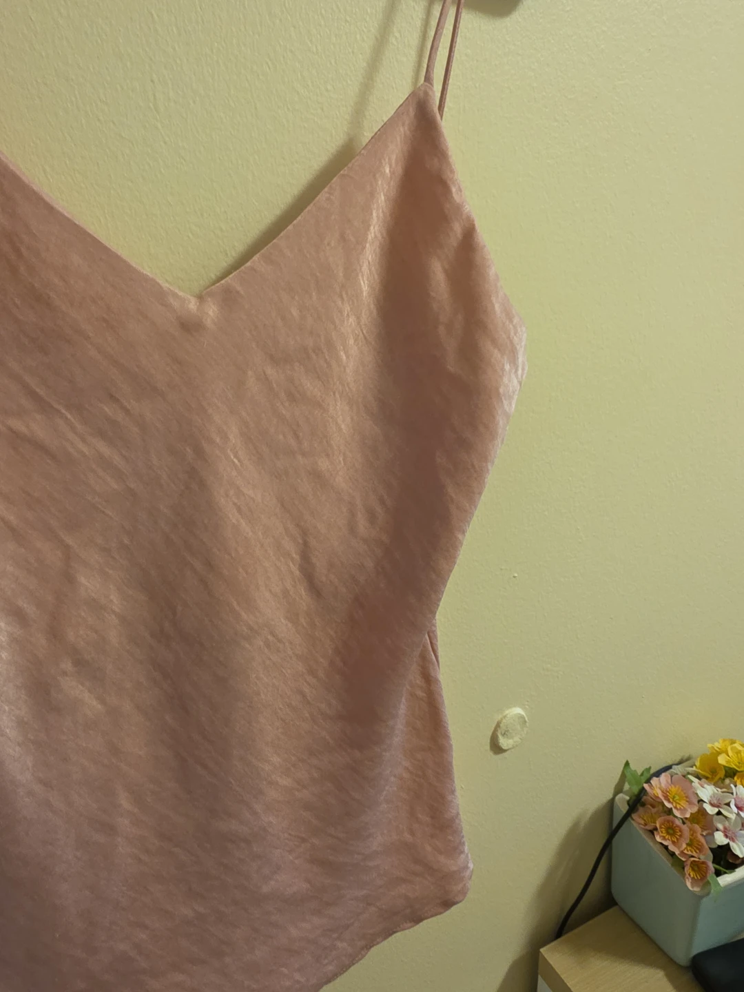 Pink satin Camisole Top size M-L - photo 3