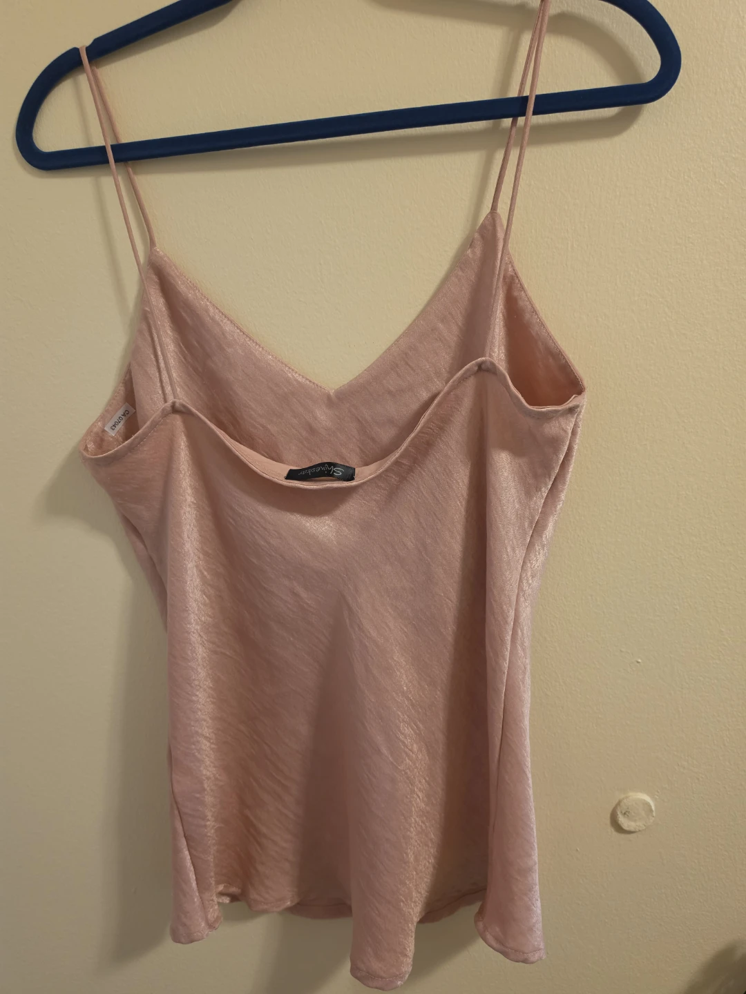 Pink satin Camisole Top size M-L - photo 4