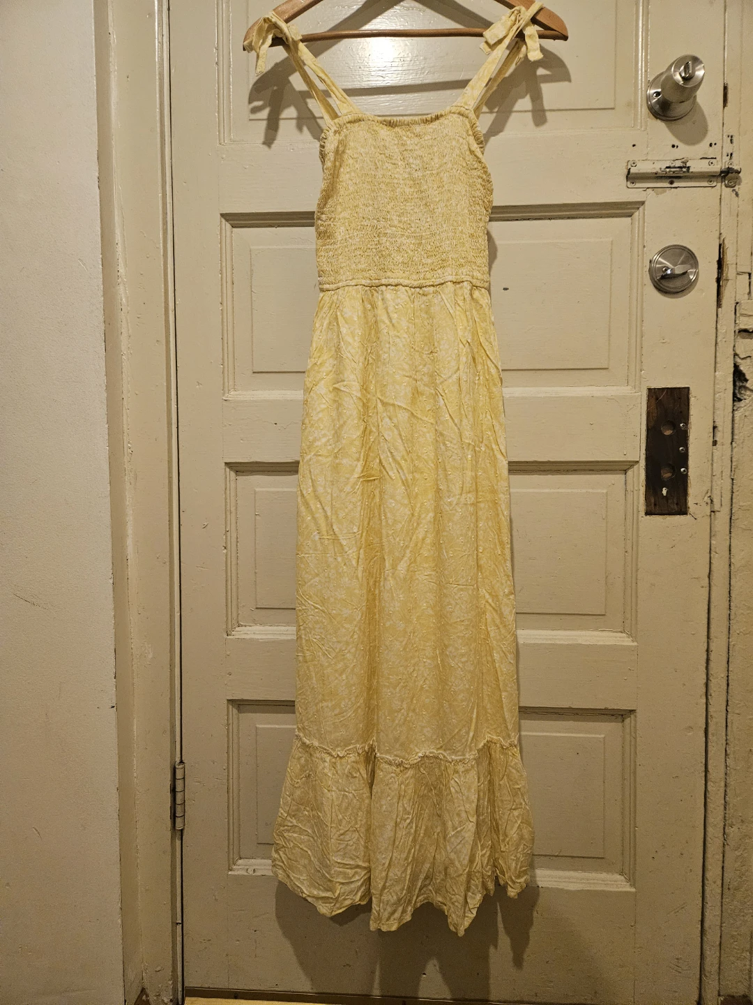 Japna Yellow Floral Maxi Dress XS