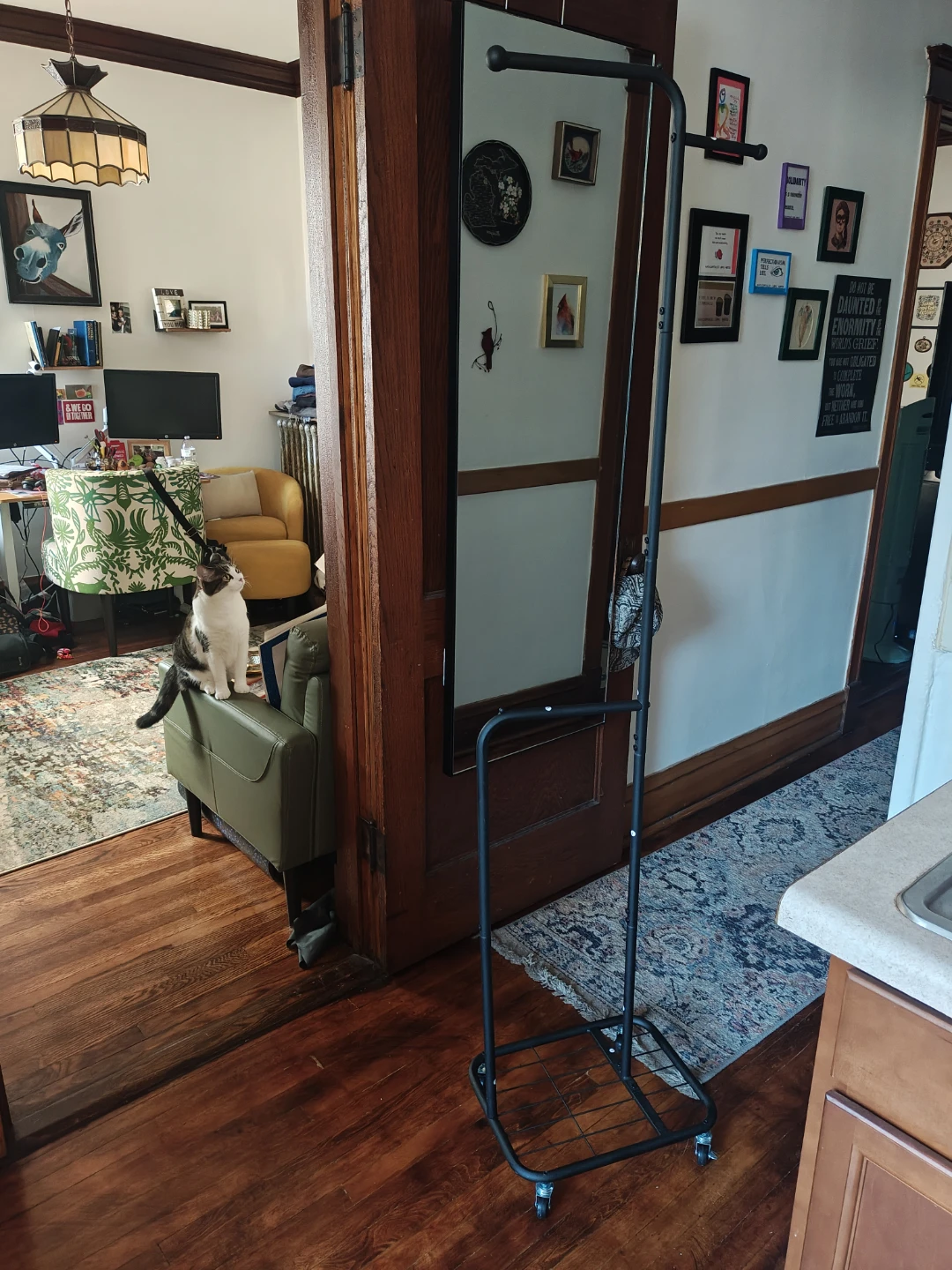 Rolling Clothing Rack - photo 2