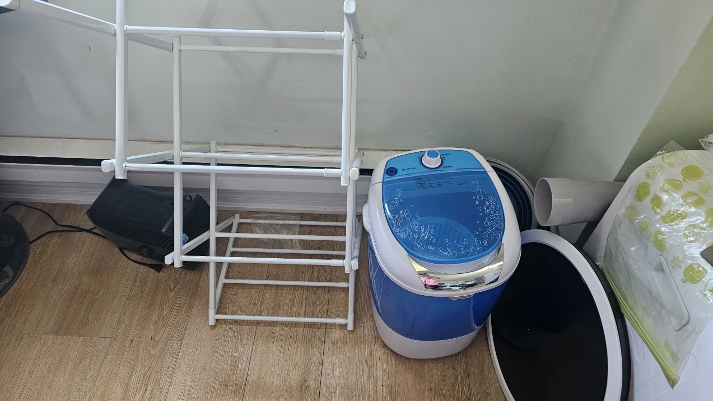2 Collapsible Buckets Blue/Grey