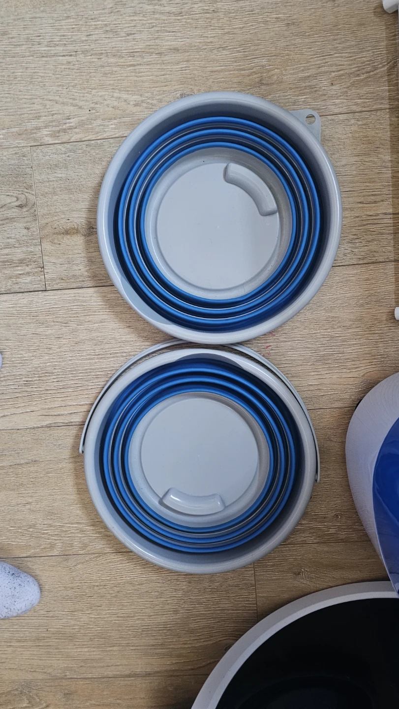 2 Collapsible Buckets Blue/Grey - photo 3