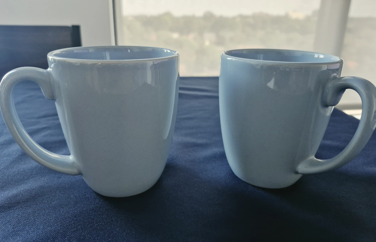 Set of 2 Light Blue Mugs
