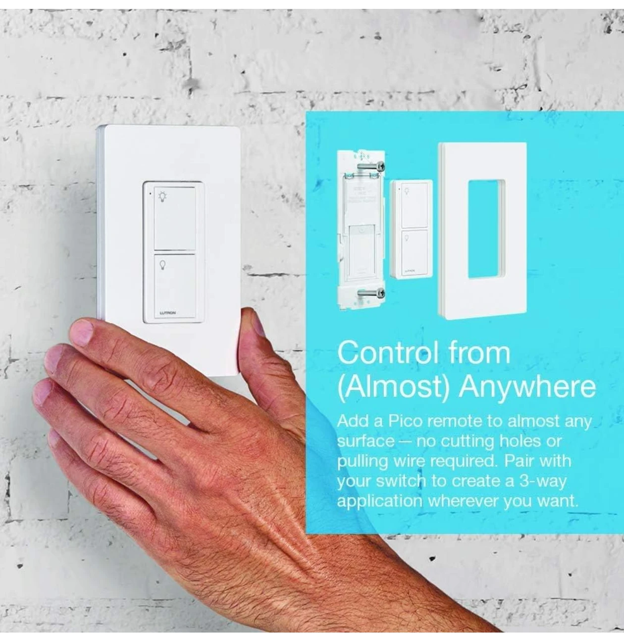 Lutron Caseta Wireless Switch & Remote Kit - photo 5