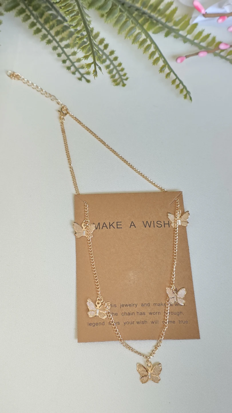 Gold Butterfly Necklace