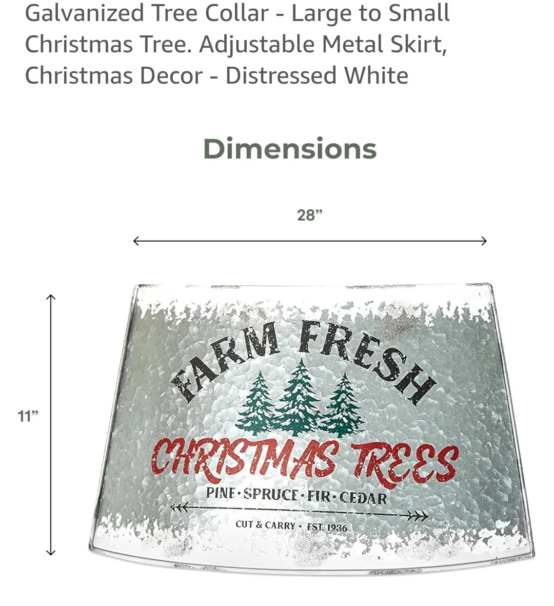 Galvanized tree collar - photo 2