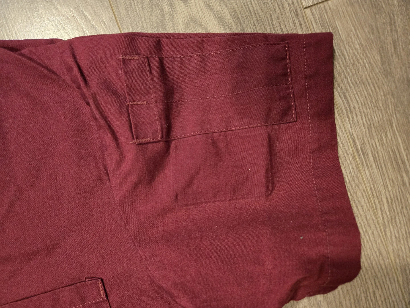 MOBB Burgundy Scrub Top - photo 2