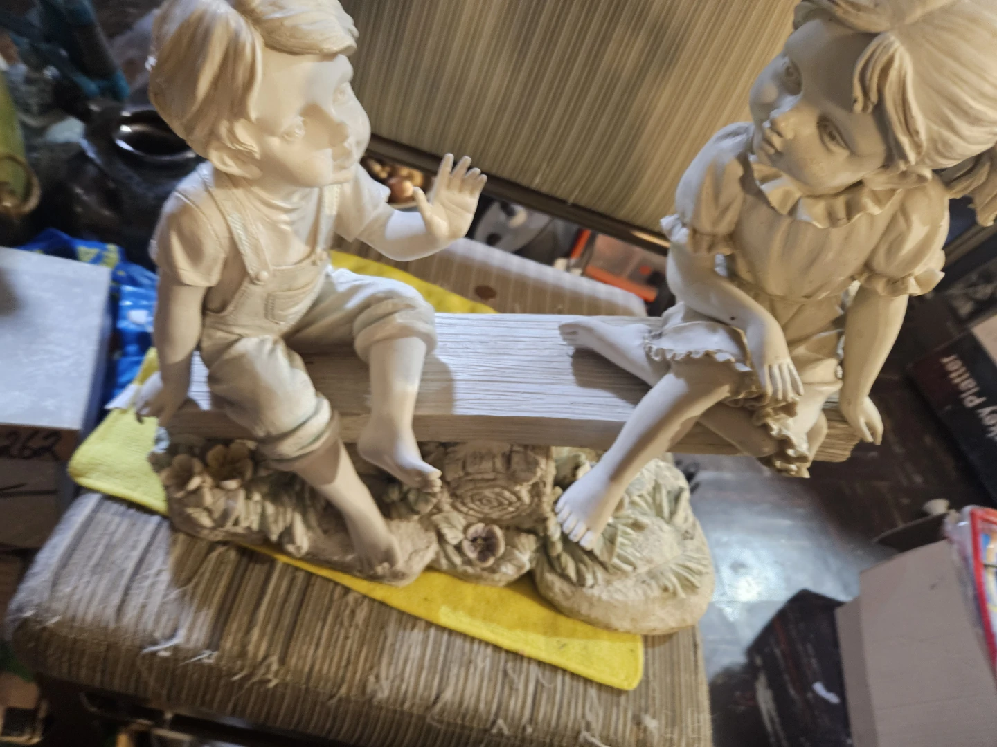 Vintage Children Garden Statue - photo 4