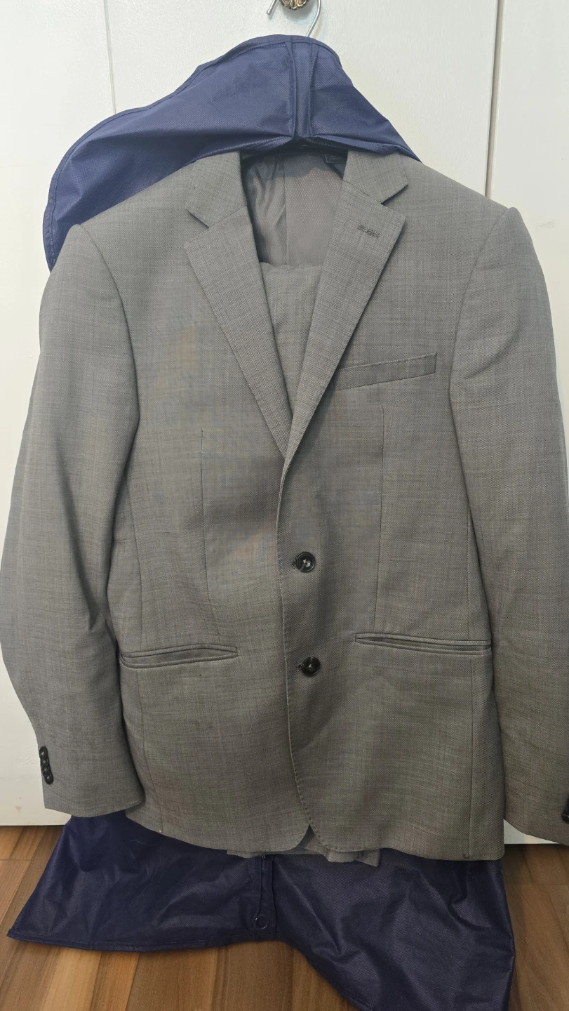Grey Suit Jacket and Pants