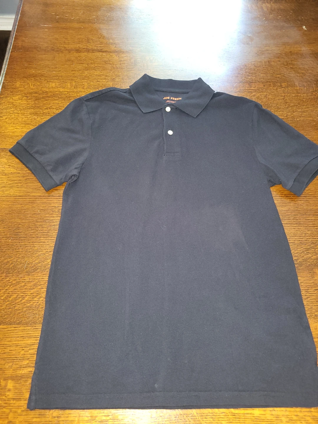Joe Fresh Black Polo Shirt Size S/P - photo 3