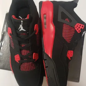 Brand new Air Jordan 4 Retro Red Black Size 9.5