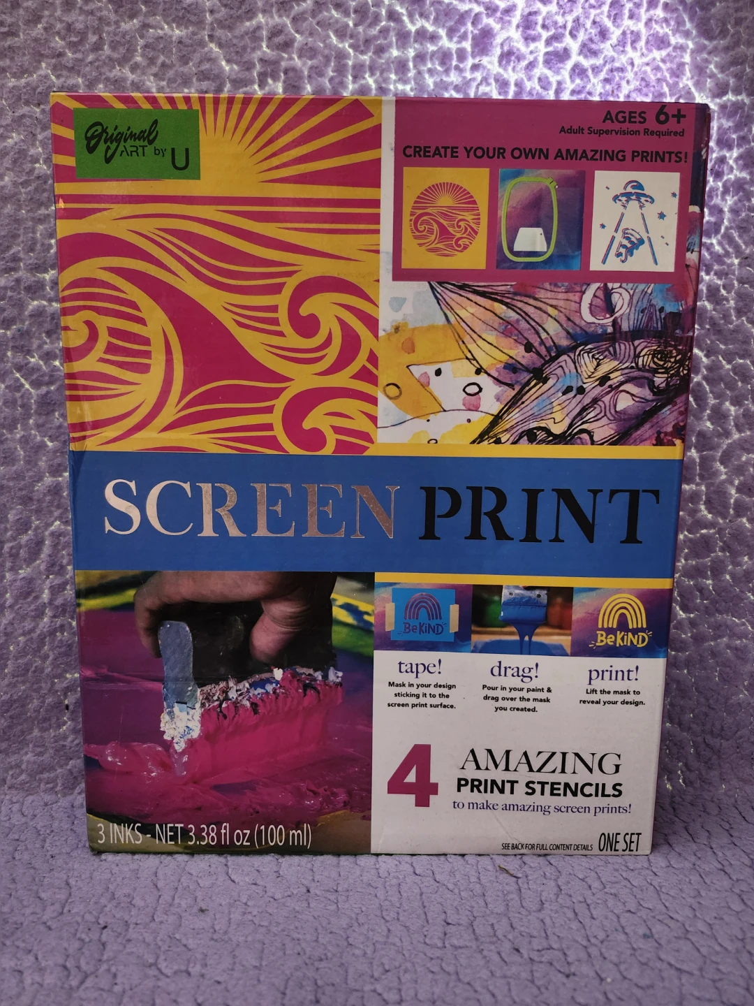 Original Art by U Screen Print Kit