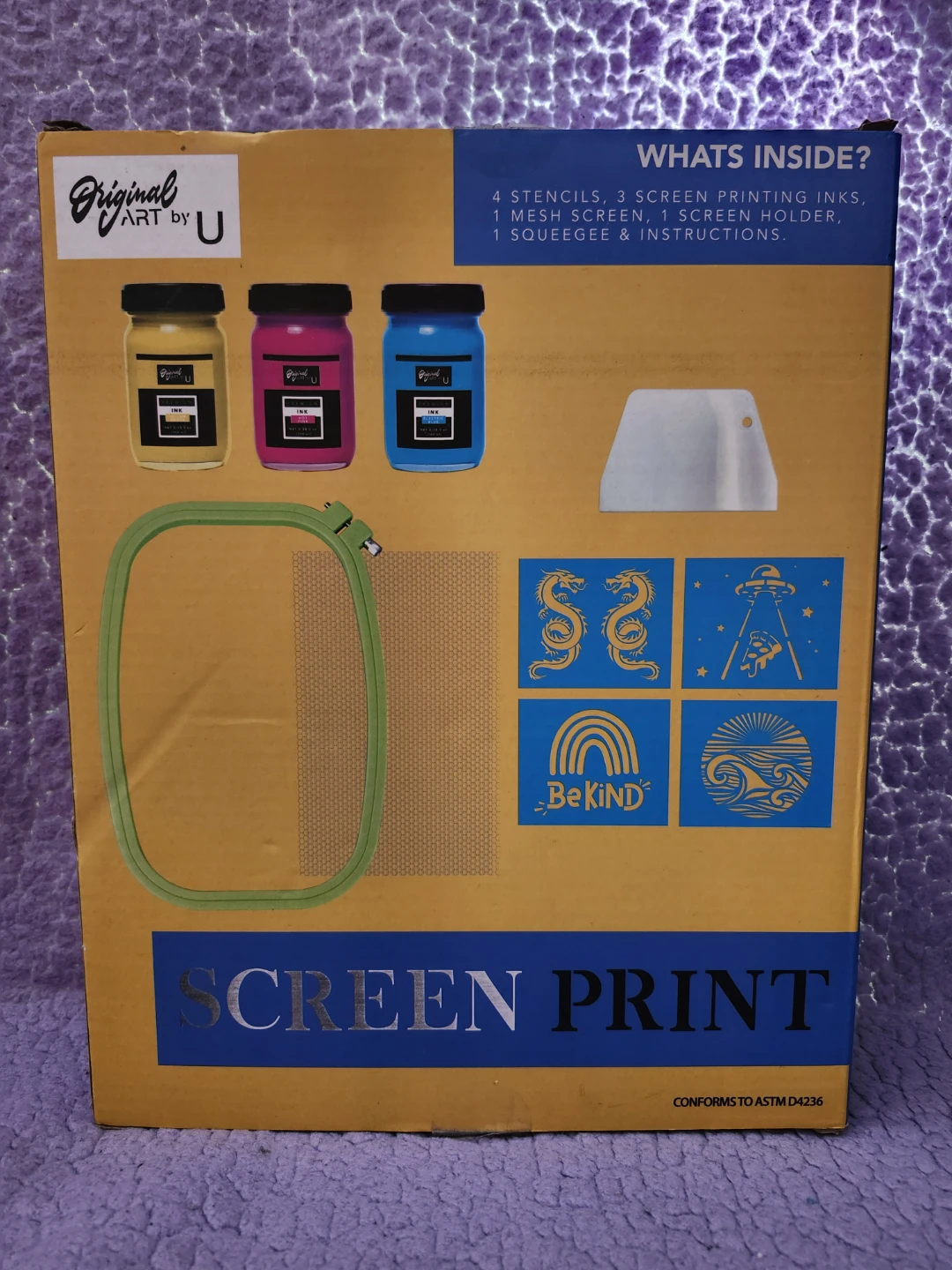 Original Art by U Screen Print Kit - photo 2