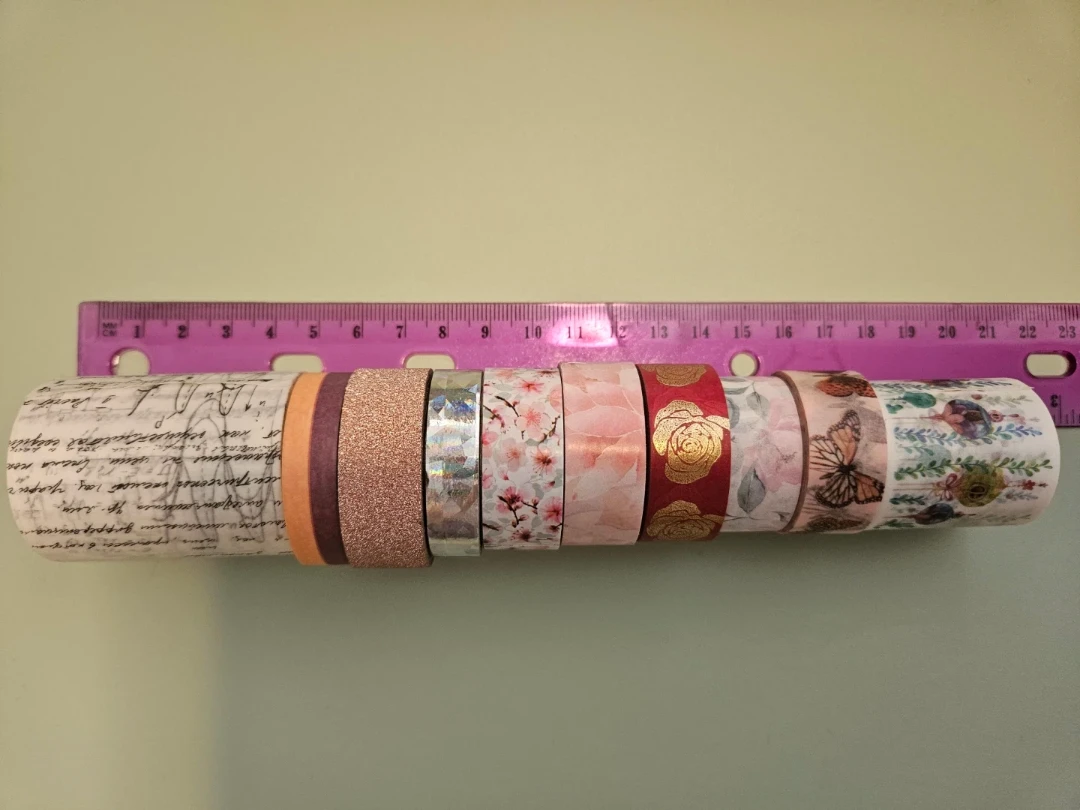 10 Washi Tape Rolls - photo 2