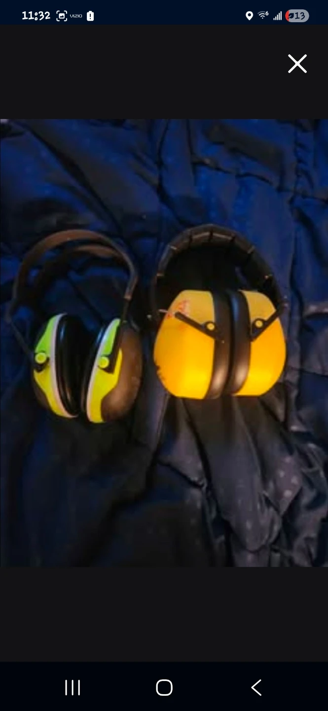 Safety Earmuffs / Hearing Protection (Set of 2)