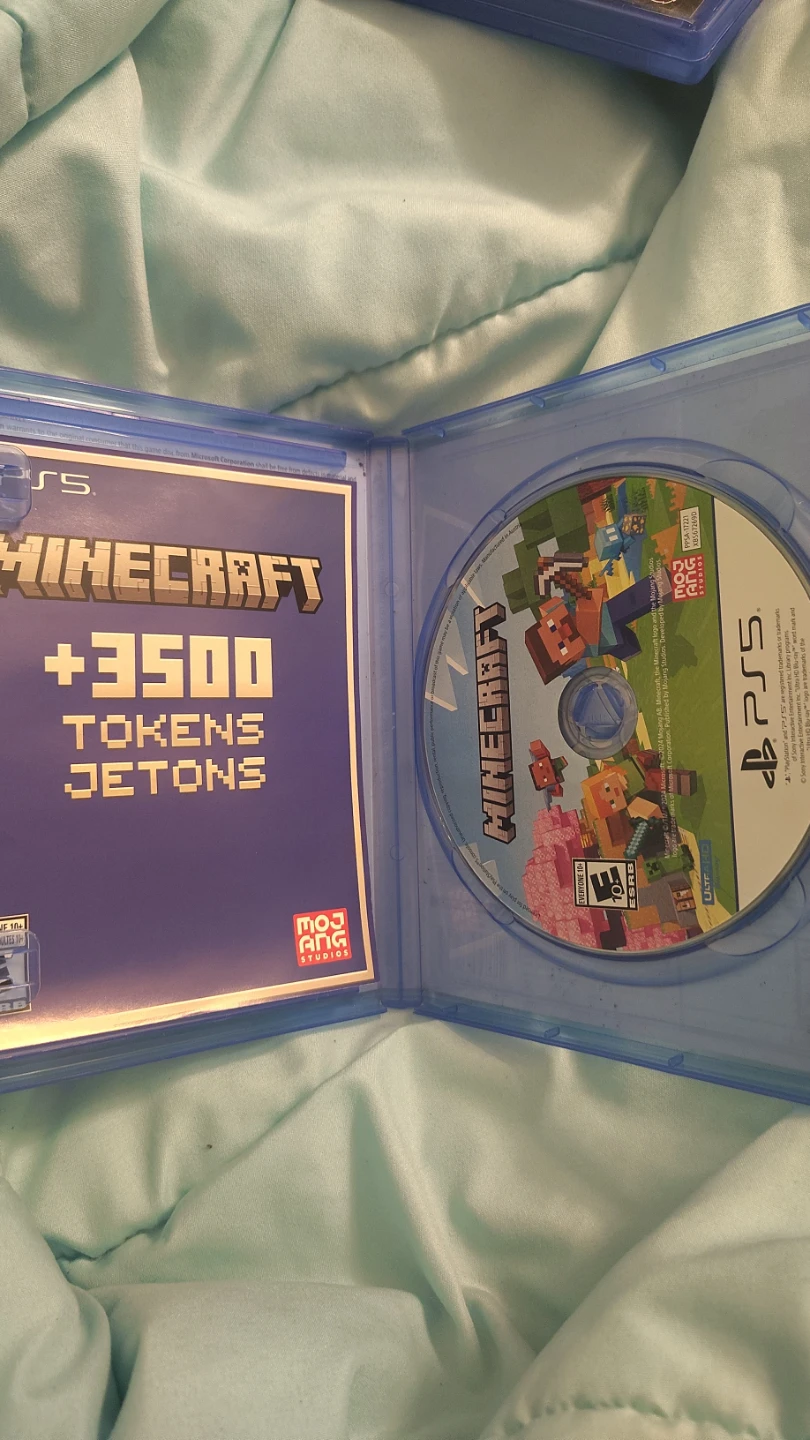 Minecraft PS5 Game with 3500 tokens