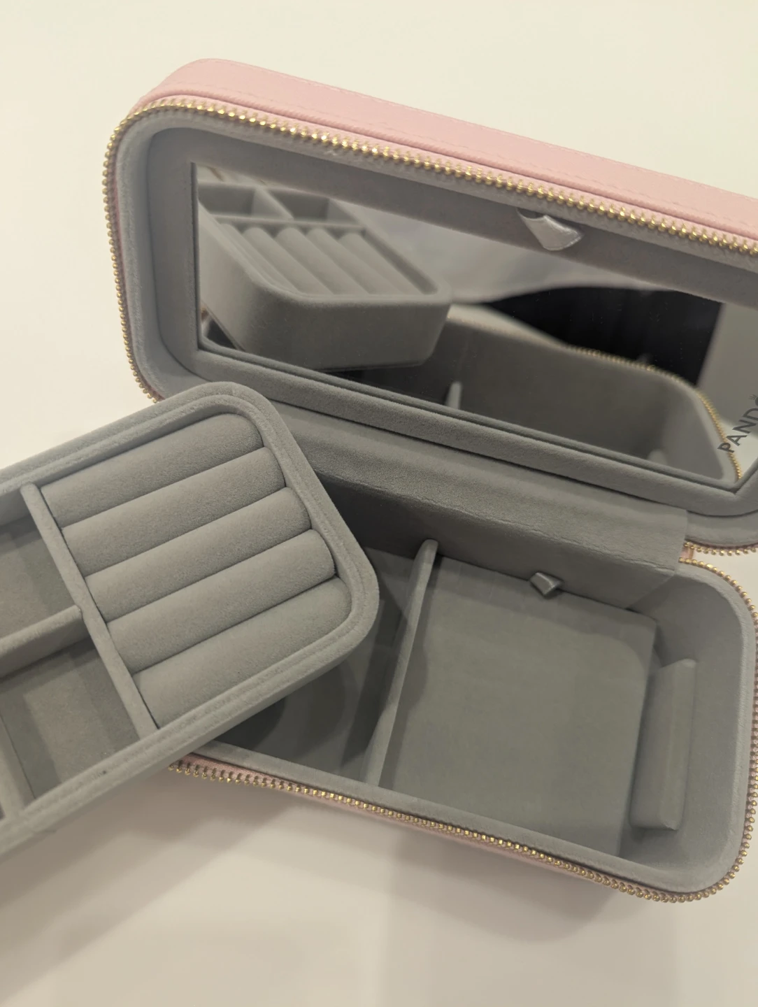 Pandora Pink Jewellery Box with Mirror - photo 4