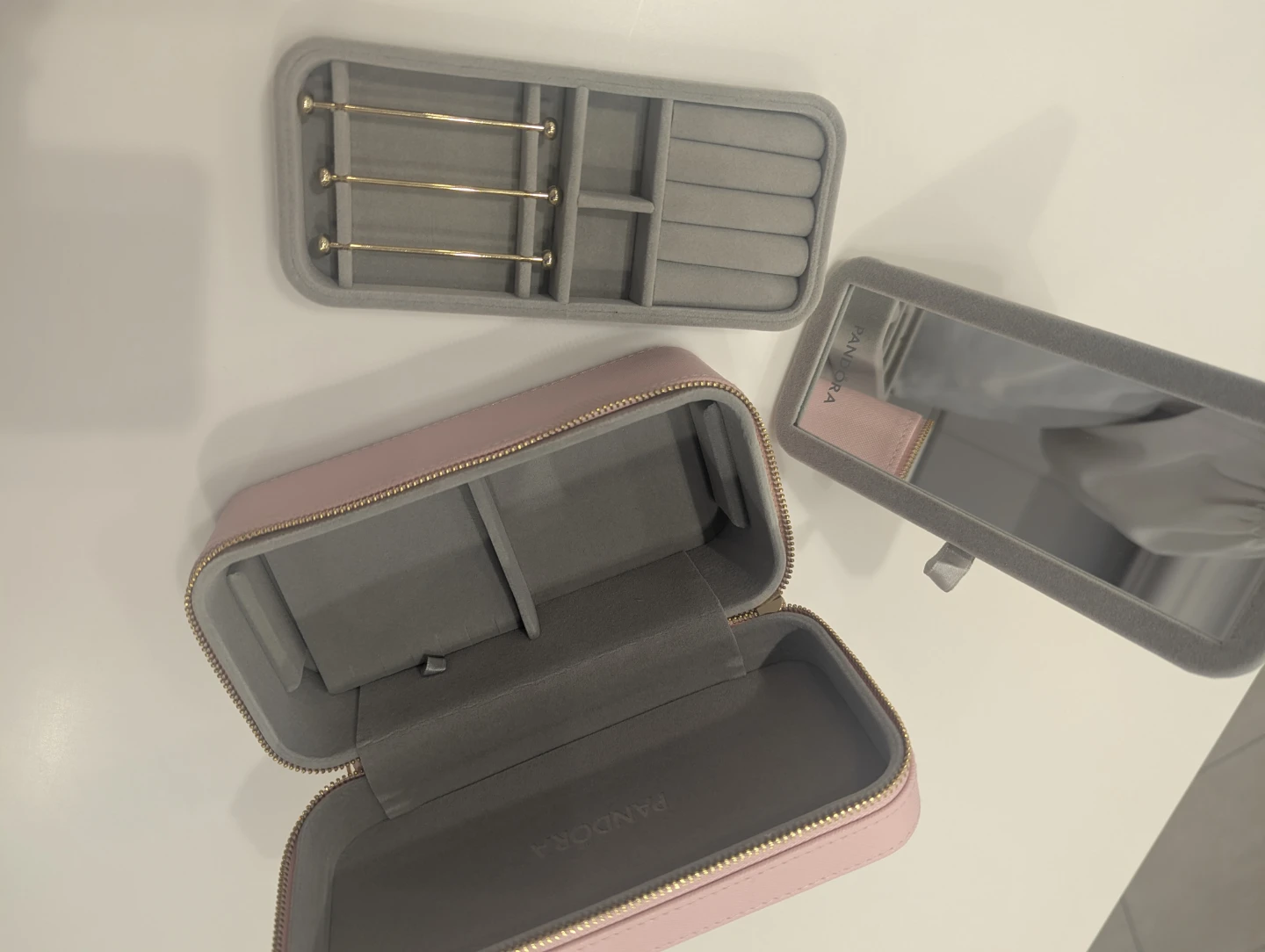 Pandora Pink Jewellery Box with Mirror - photo 5