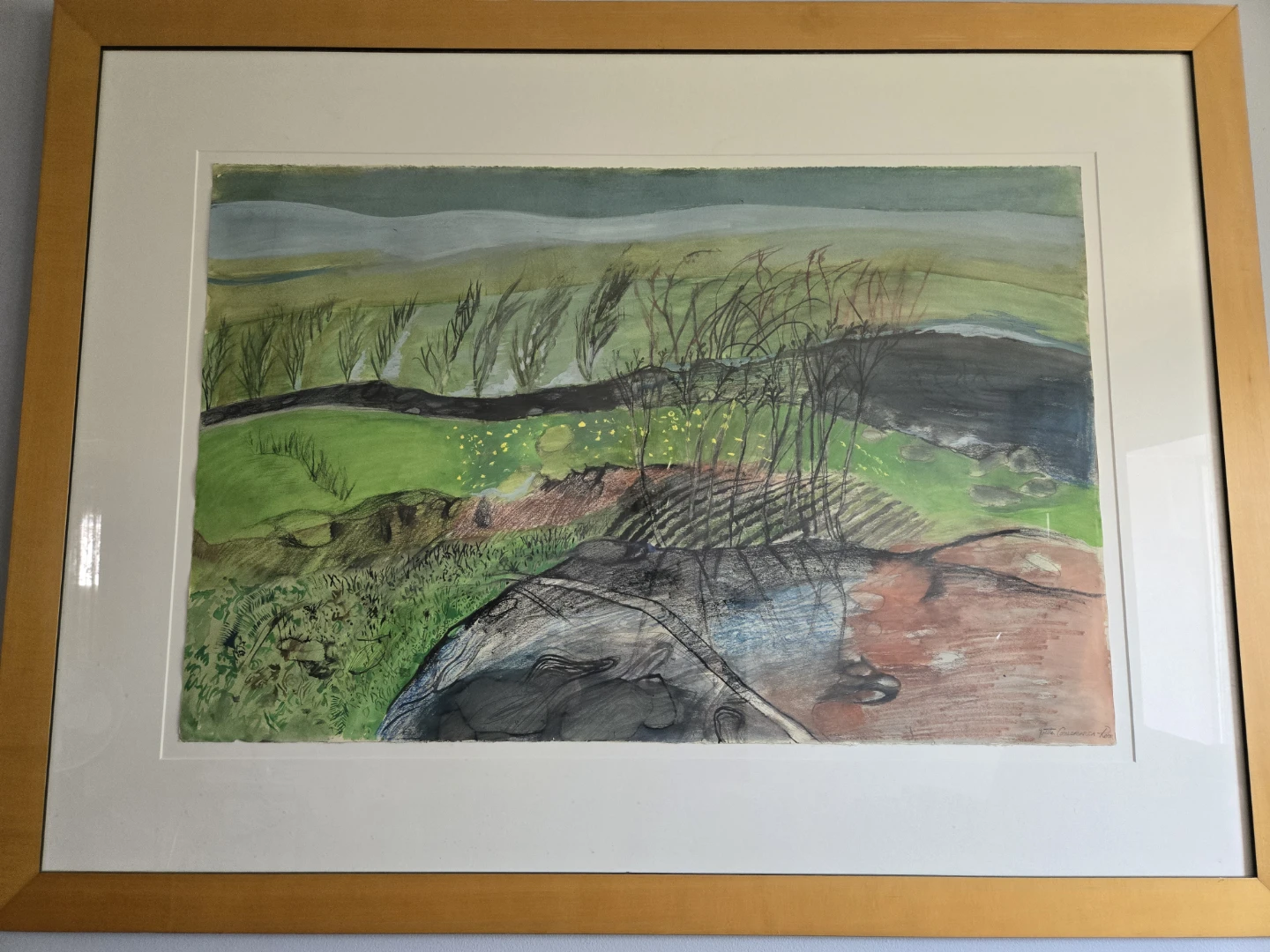 Framed Landscape Artwork - photo 2