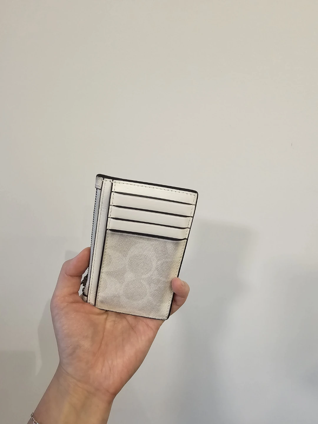 Coach Signature Card Holder Wallet