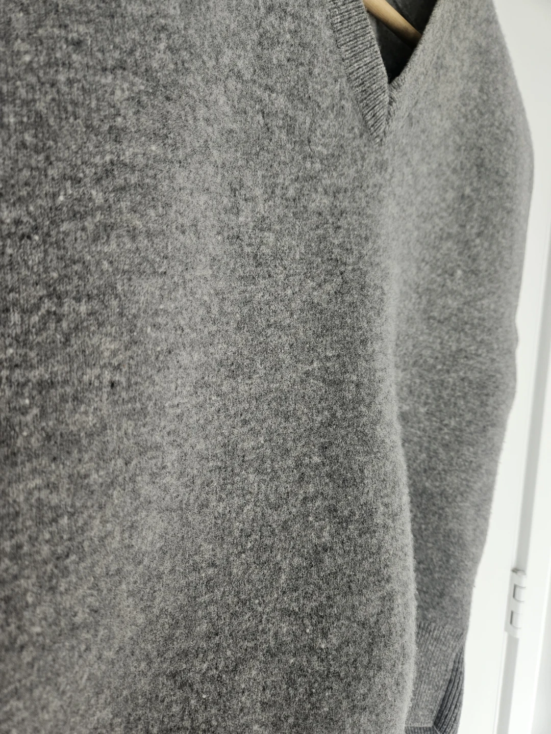 COS Grey V-Neck Sleeveless Sweater Vest - Size S - photo 3