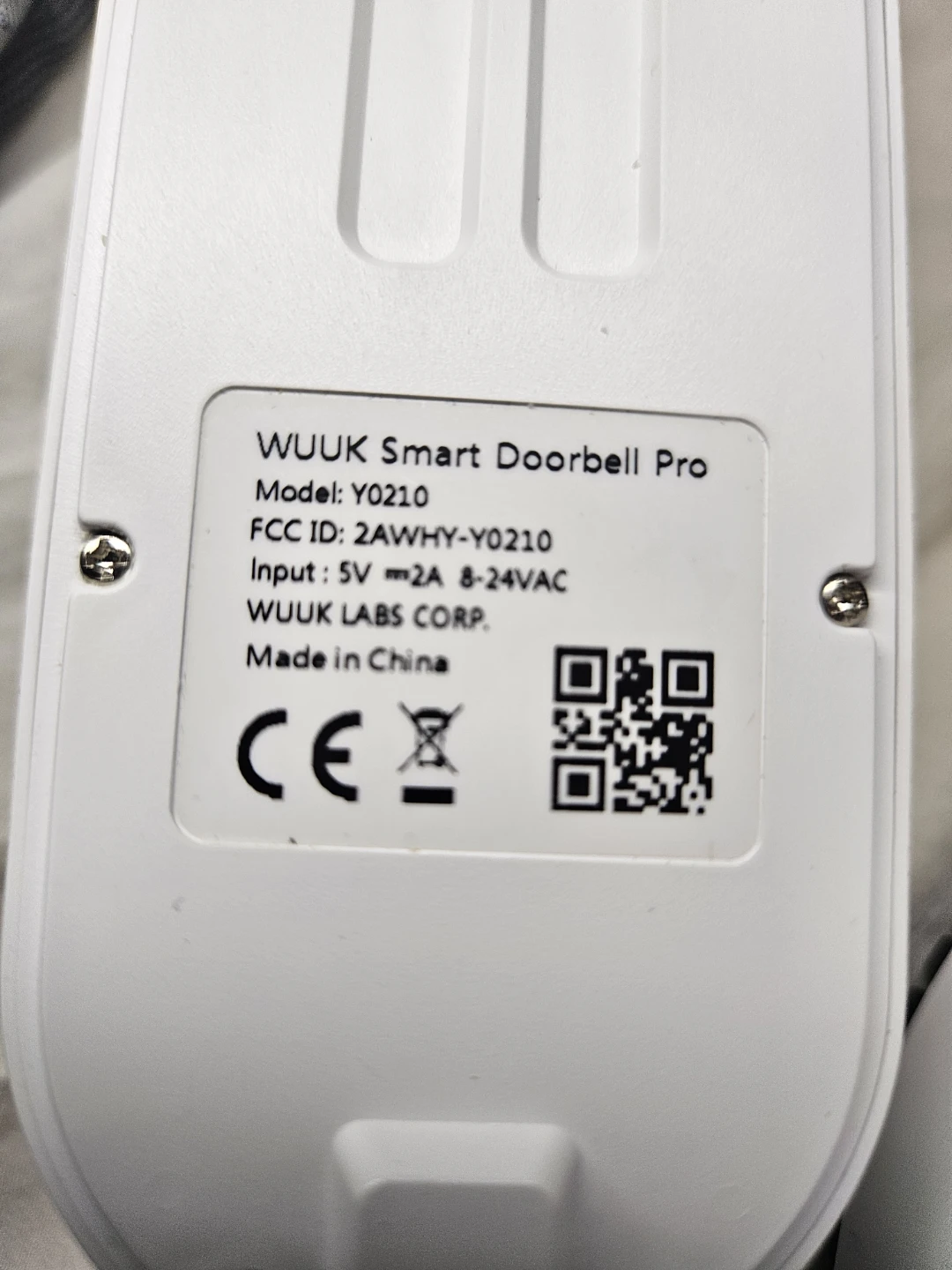 WUUK Smart Doorbell camera - photo 4