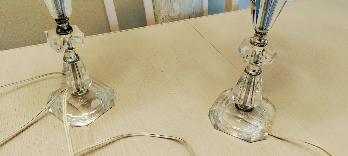 Set of 2 Crystal Table Lamps - photo 2