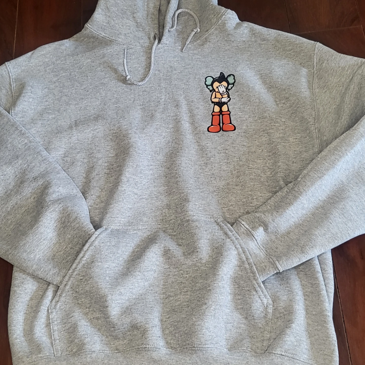 Grey KAWS Astro Boy Hoodie