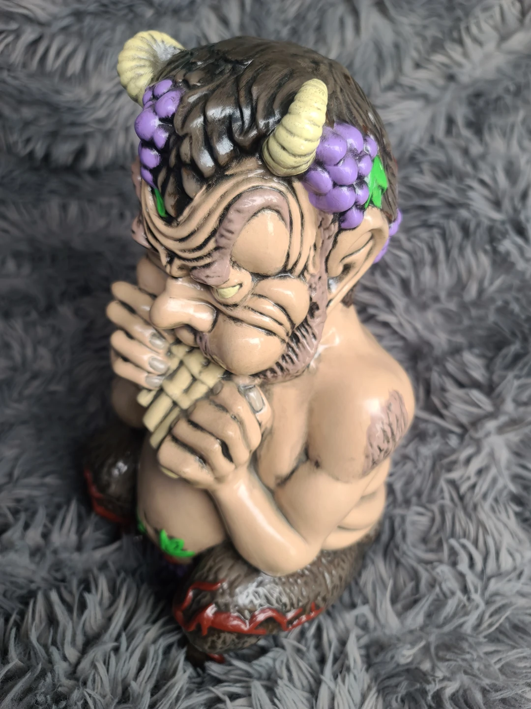 Mythical Creature Figurine with Panpipes - photo 2