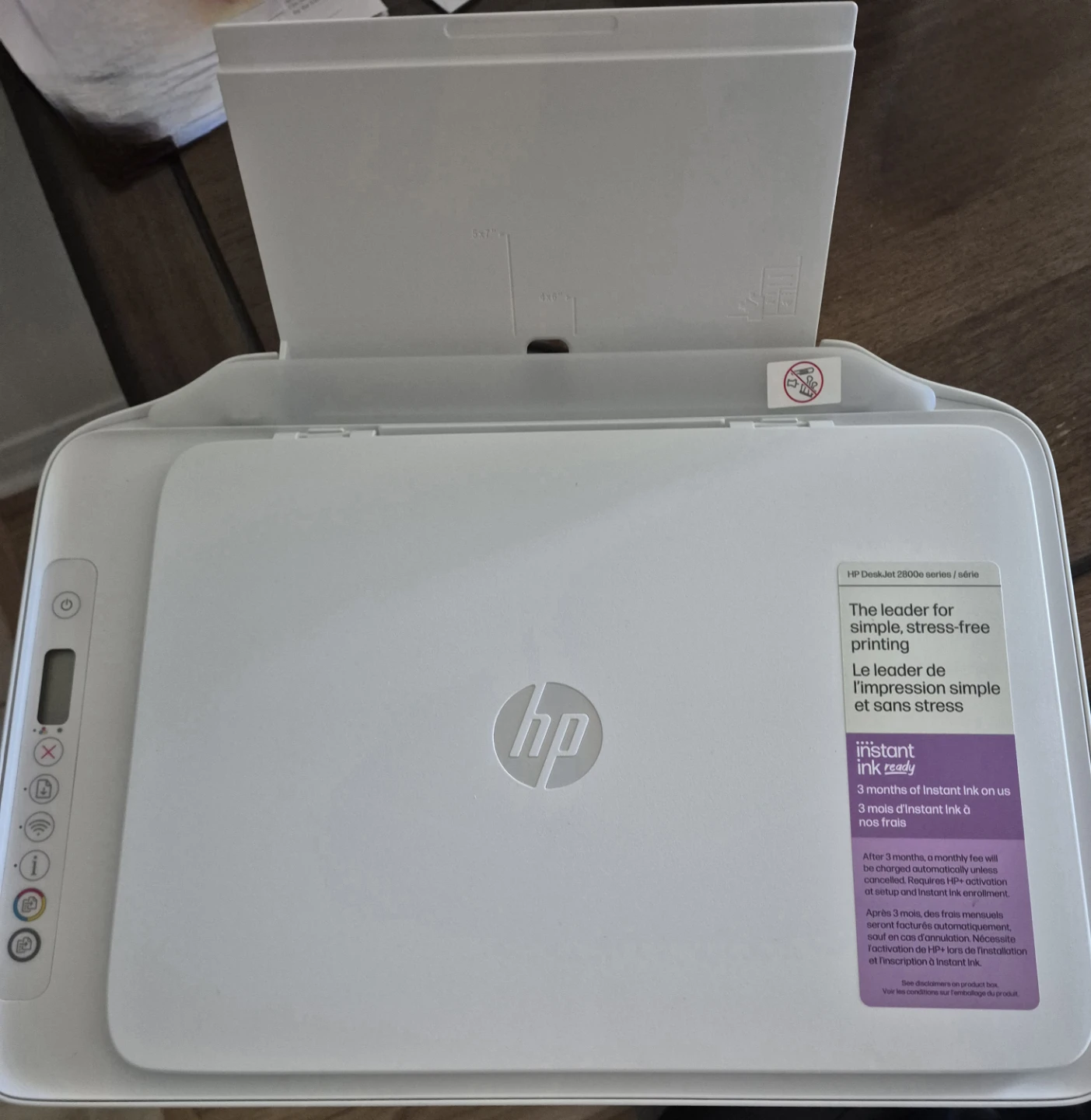 Hp printer with printer pages.