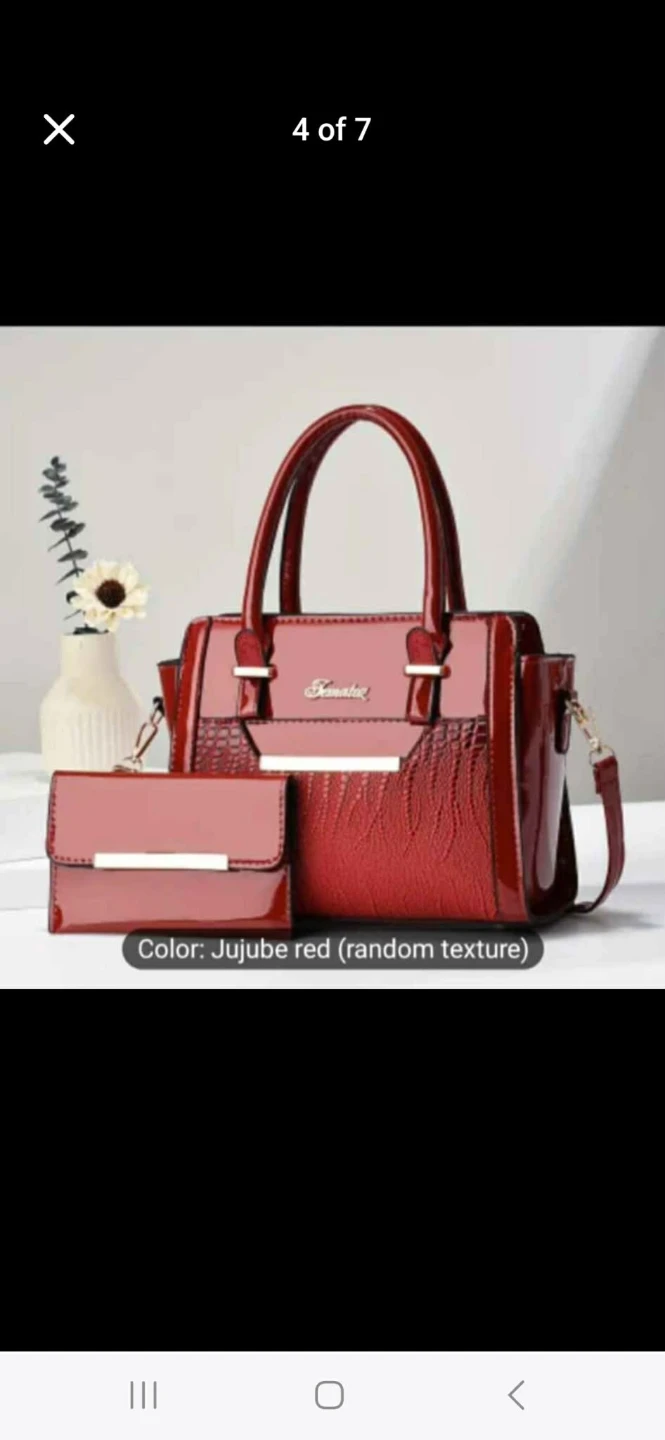 Fashion Handbag Set with Matching Wallet