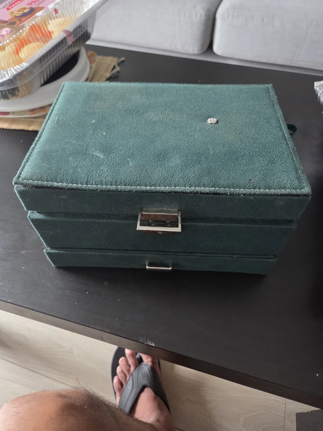 Green Jewelry Box Organizer