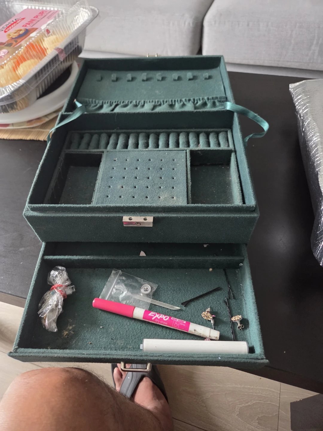 Green Jewelry Box Organizer - photo 2