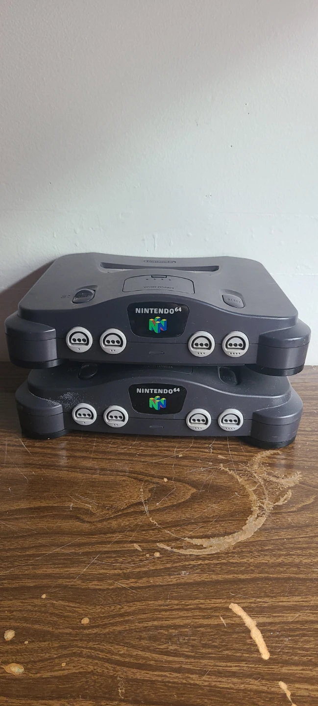 Nintendo 64 N64 Console Video Game System Gray Retro Untested - photo 2