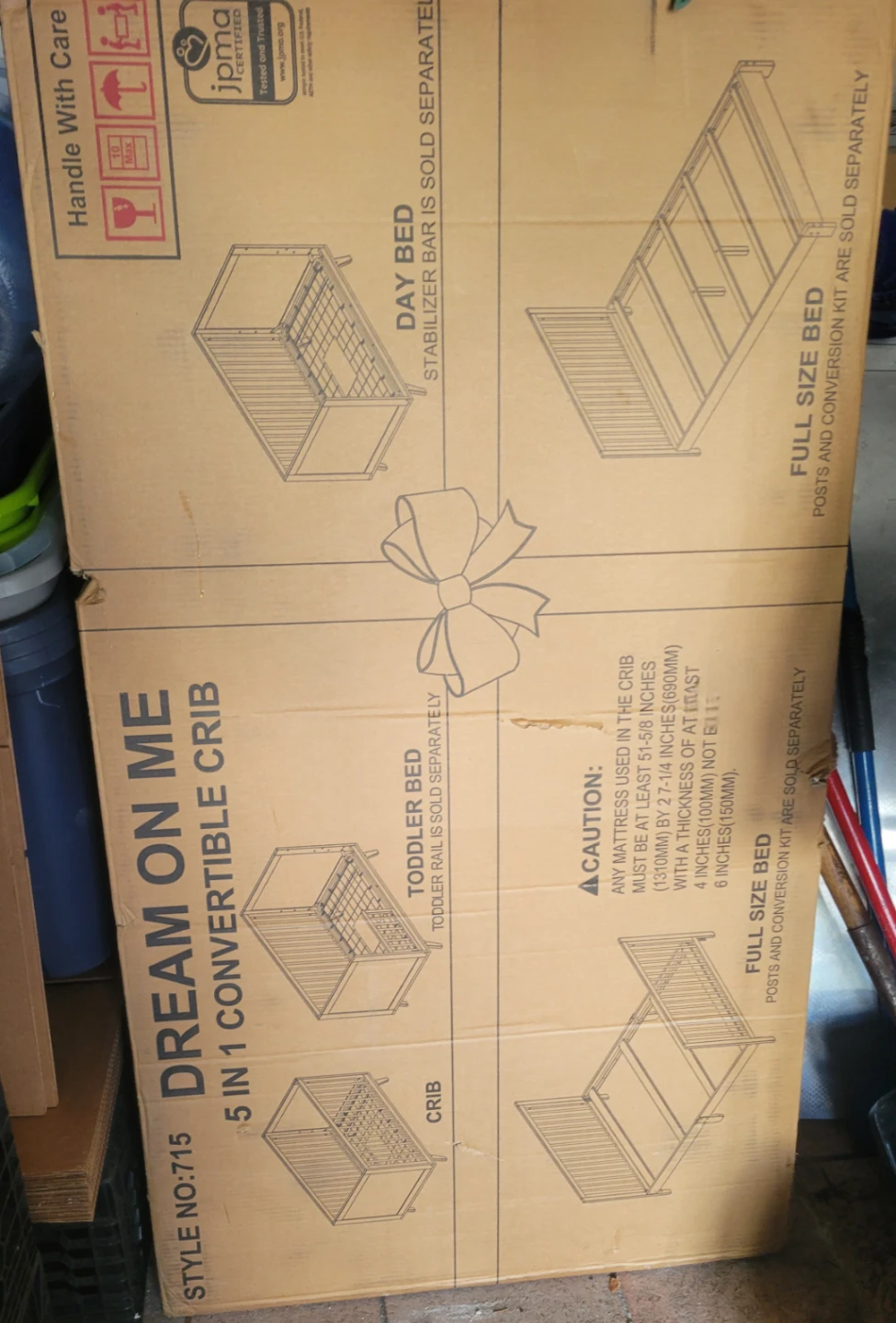 Dream On Me 5-in-1 Convertible Crib