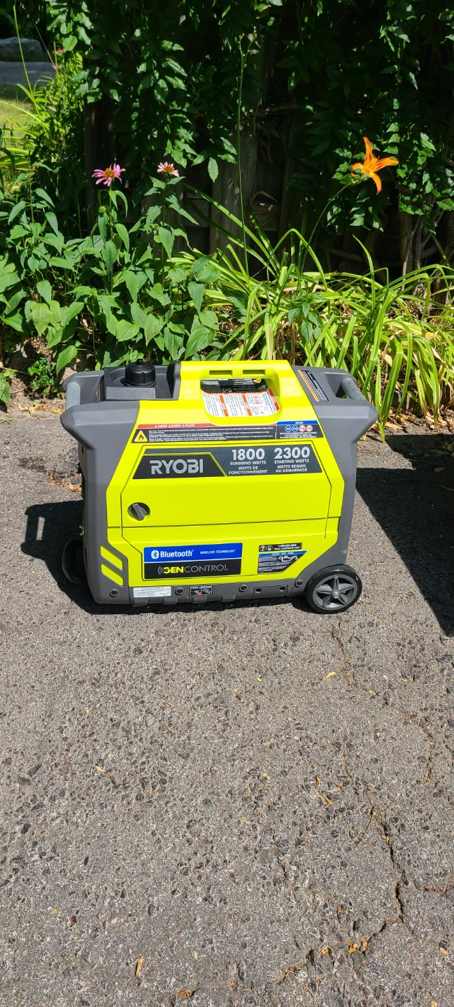 RYOBI 2,300-Watt Inverter Generator- As New In Box with Cover! - photo 4
